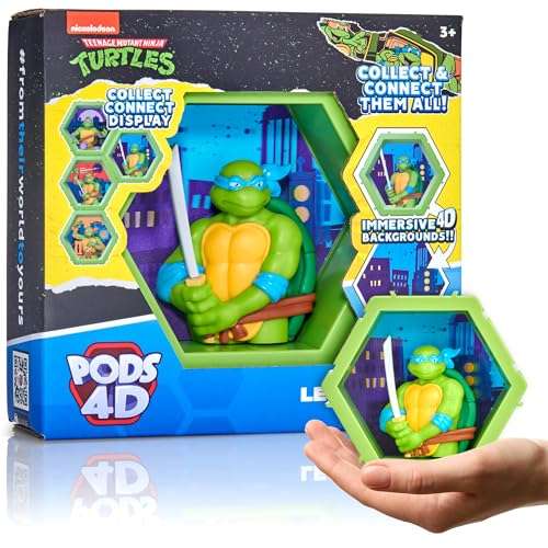 4d ninja turtles leonardo wackelfigur zum sammeln, zusammensteckbar, serie 1 nr. 431