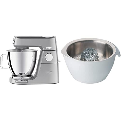 Kenwood Titanium Chef Baker XL Silber mit AT312 Zitruspresse