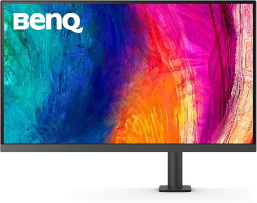 benq pd3205ua 32 zoll 4k monitor, usb-c, color-technologie, grau