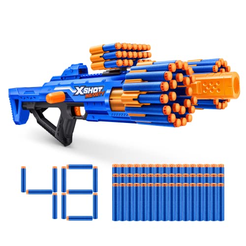 x-shot insanity bezerko blaster mit 84 schaumstoff darts, spielzeug blaster