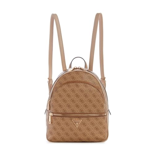 guess damen rucksack manhattan large backpack latte-logo einheitsgröße