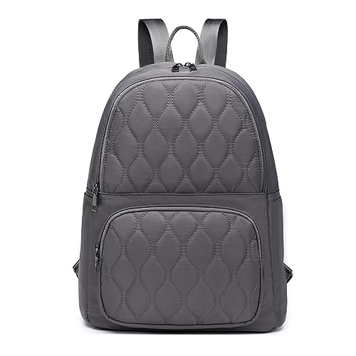 miss lulu damen rucksack nylon cityrucksack klein elegant multifach daypack