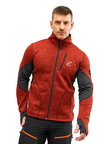 revolutionrace fleece für herren, wanderungen und outdoor, herbst, größe l