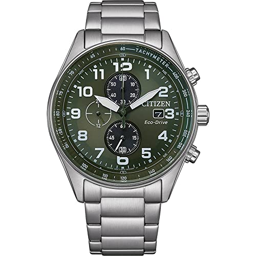 citizen chronograph herren uhr ca0770-72x edelstahl solar eco-drive 10 atm