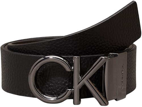 Produktbild: calvin klein herren ledergürtel braun schwarz 135 cm aus leder