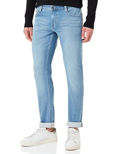 mustang herren jeans hose oregon slim mittelblau