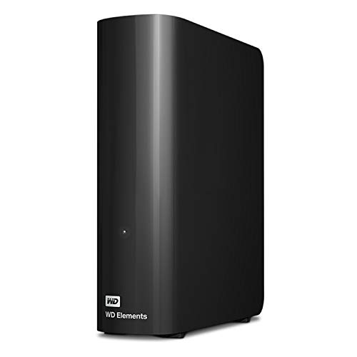 wd elements desktop speicher 2 tb extern, stoßfest, schwarz