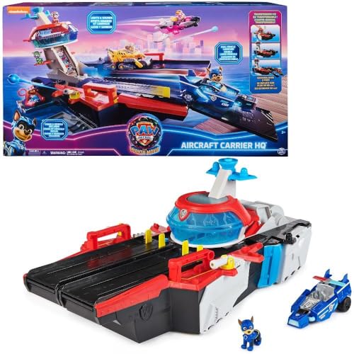 paw patrol marine hauptquartier spielset mit chase figur und fahrzeug ab 3 jahren