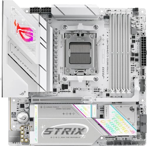 Produktbild: asus rog strix b850-g gaming motherboard amd mATX, 14-2-1 stromstufen, ddr5, pci-e 5.0, 4 m.2-slots
