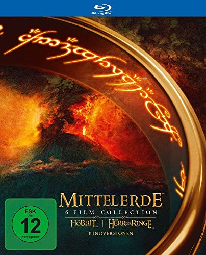 mittelerde 6-film-collection blu-ray herr der ringe der hobbit kinoversionen