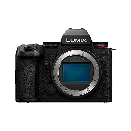 panasonic lumix dc-s5 II gehäuse schwarz, spiegellose kamera