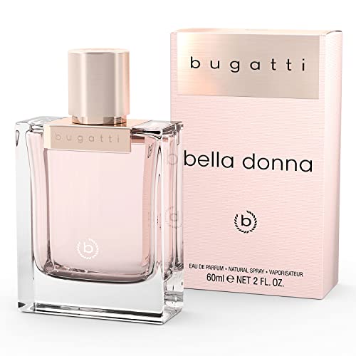 bugatti Damen Parfüm bella donna EdP 60ml, sinnliches Eau de Parfum mit Pfirsich, Jasmin & Moschus, süß und elegant