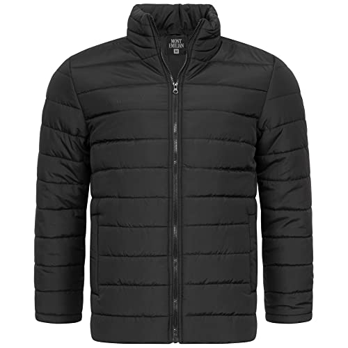 Mont Emilian tignes herren jacke schwarz steppmaterial wattiert gefütterter kragen xl