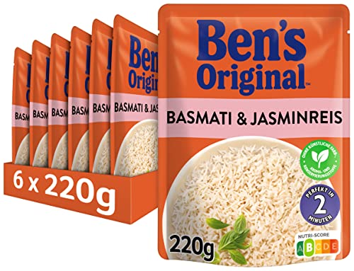 basmati und jasminreis 6x220g von ben's original