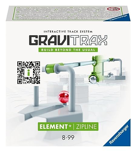 ravensburger graviTrax zipline 27472 - erweiterung für kugelbahn element