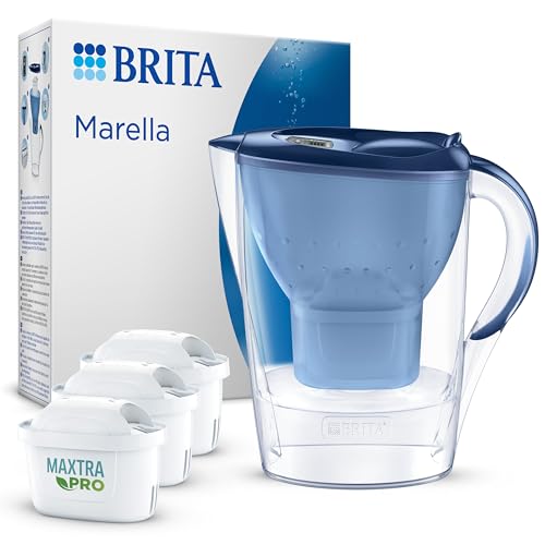 brita marella wasserfilterkanne mit 3 maxtra pro kartuschen für 24,99