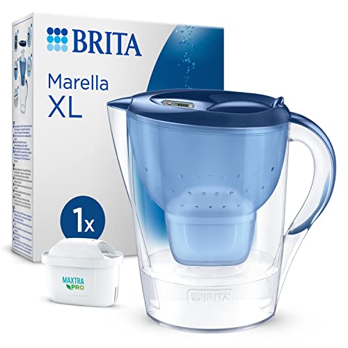 brita wasserfilter kanne marella xl blau 3,5l inkl. maxtra pro kartusche