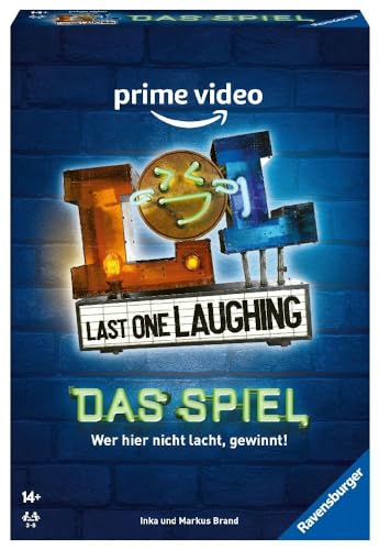 ravensburger last one laughing partyspiel für 3-8 spieler ab 14 jahre, 350 aufgaben