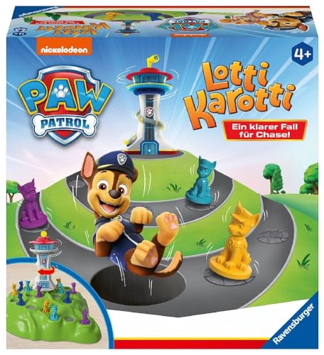 paw patrol lotti karotti von ravensburger, kinderspiel für 2 bis 4 kinder ab 4 jahren