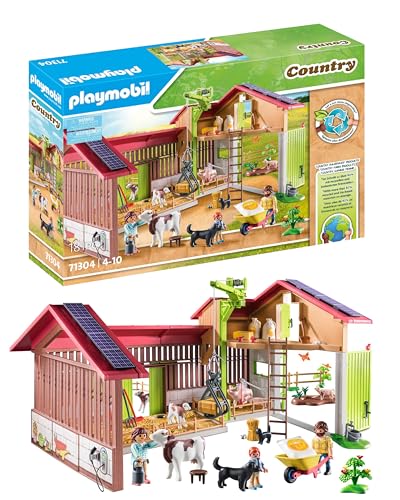 playmobil country - großer bauernhof spielset 71304