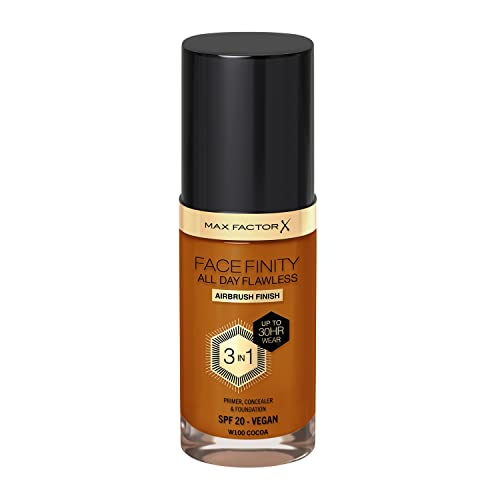 max factor facefinity foundation 100 24h haltbarkeit makelloser teint