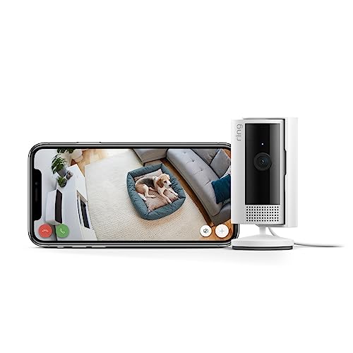 ring indoor camera 2nd gen, refurbished, 1080p hd, indoor sicherheitskamera, wifi, für haustiere