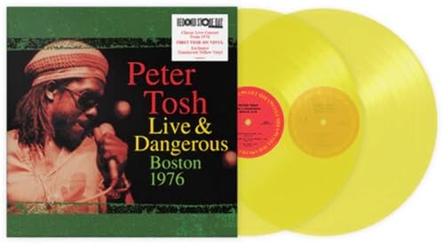 Peter Tosh - Live & Dangerous: Boston 1976 - 2LP, Translucent Yellow Vinyl