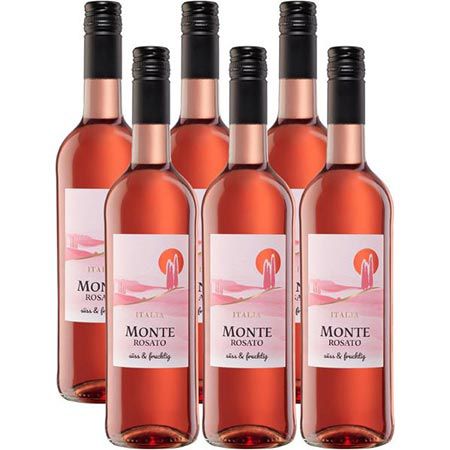 monte rosato 6 flaschen italien süß fruchtig ab 13,99 statt 20