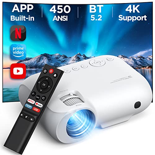 yoton beamer 4k full hd 1080p projektor mit wifi bluetooth für heimkino, ps5