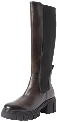 damen knieboots tt.bagatt d31-ah032 dunkelgrau schwarz 38 eu