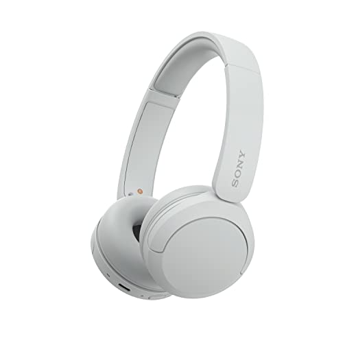 sony wh-ch520 bluetooth kopfhörer, kabellos, 50 stunden akkulaufzeit, on-ear, weiß