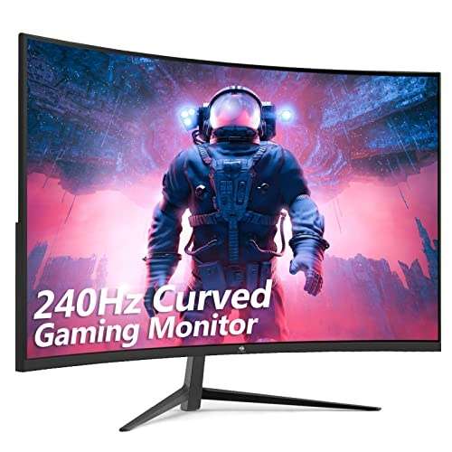 z-edge 27 zoll curved gaming monitor 240hz 1ms full hd mit freesync - schwarz