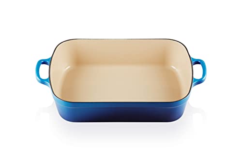 Produktbild: le creuset gusseisen bratreine 33cm azure für induktion