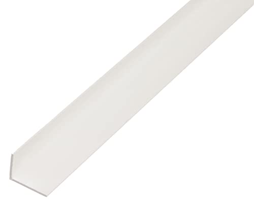 winkelprofil weiss 1000 x 40 x 10 mm aus kunststoff von alberts 488260