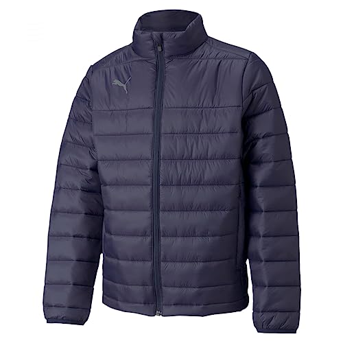 puma jungen jacke teamliga light poly in peacoat, größe 116