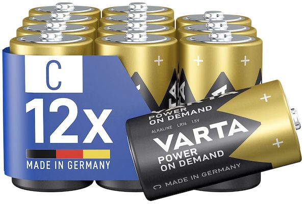 Produktbild: 12x varta c baby batterien, nur 12,50 statt 17