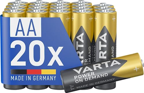 varta alkaline batterien aa 20 stück 1,5v vorrat pack für computerzubehör smart home