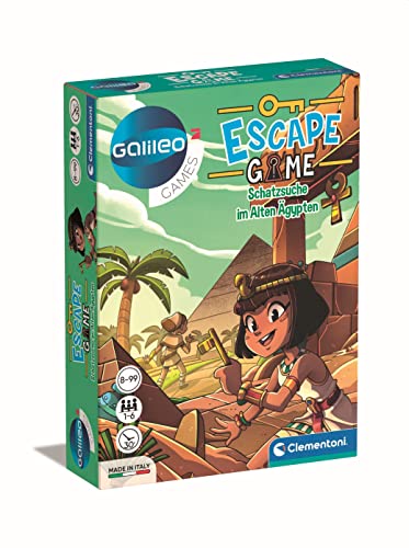 clementoni escape game schatzsuche altägypten gesellschaftsspiel ab 8 jahren 59334