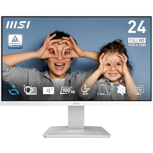 msi pro mp2412wde monitor 23,8 zoll full hd 100hz 1ms adaptive sync hdmi dp