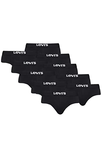 Produktbild: levi's herren slips 10er pack basic unterwäsche schwarz