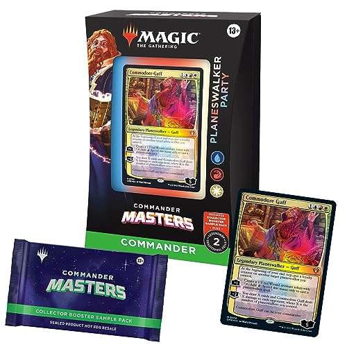 magic: the gathering commander masters planeswalker party deck, englisch