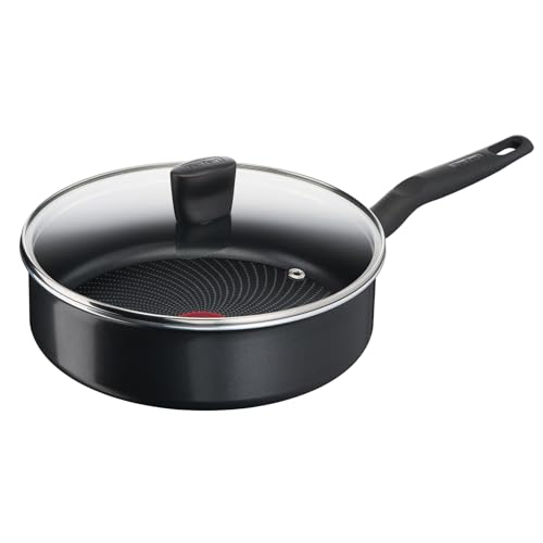 tefal schmorpfanne 24 cm induktion titanium antihaft aluminium schwarz C26732