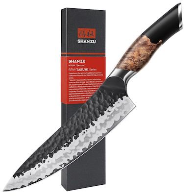shan zu japanisches küchenmesser handgeschmiedet 20 cm für 58,49 euro