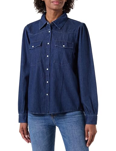 Produktbild: only herren shirt langarm dnm bin217 dunkelblau denim xs