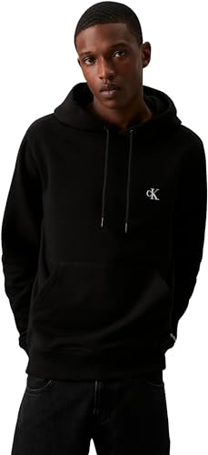 Calvin Klein Sweatshirt Herren Kapuze Ck Essential Schwarz XXS
