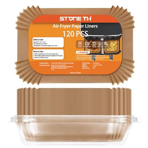 baking parchment paper 120 blätter für ninja dual hot air fryer, stone th airfryer