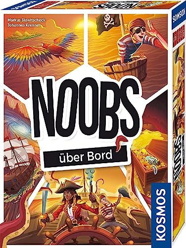 noobs über bord, kosmos, kooperatives piraten-kartenspiel, 3-5 spieler, ab 10 j.
