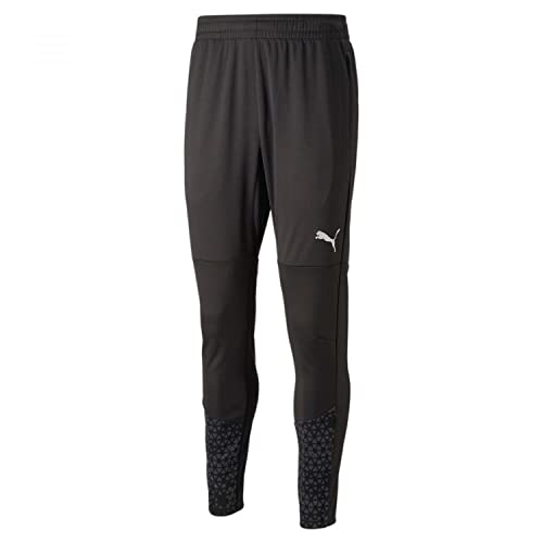 puma teamcup training pants männer schmal geschnitten schwarz m