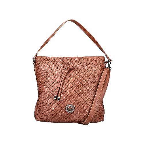 rieker h1514 damen hobo bag braun, stylisch und geräumig