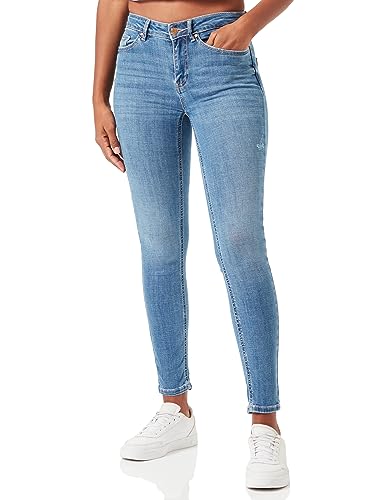 vero moda skinny jeans hose damen vmflash mr li347 medium blue denim m 30l eu